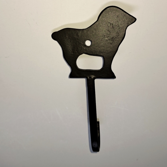 Black Metal Ram Hook Wall Decor Small - Picture 3 of 5